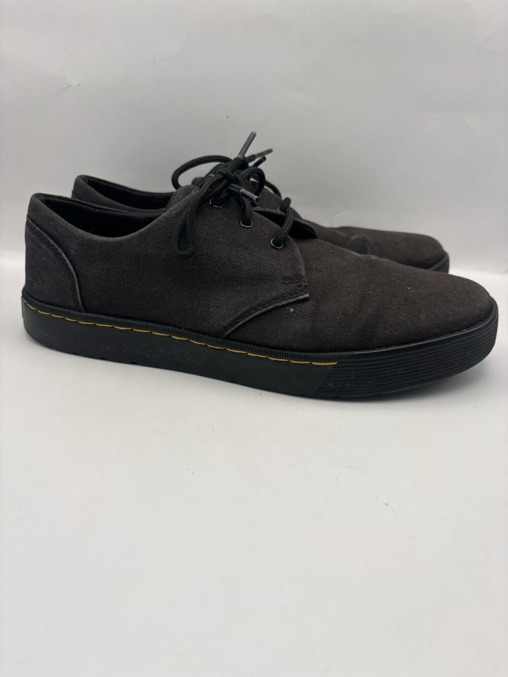 Dr Martens Cairo Low Black canvas Sneakers Men Size 10